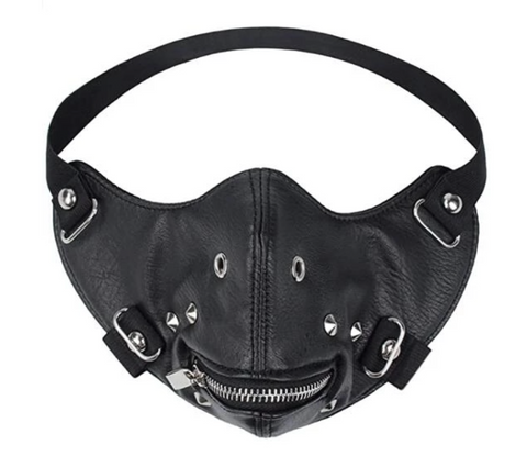 Black Spiked Cyberpunk Mask