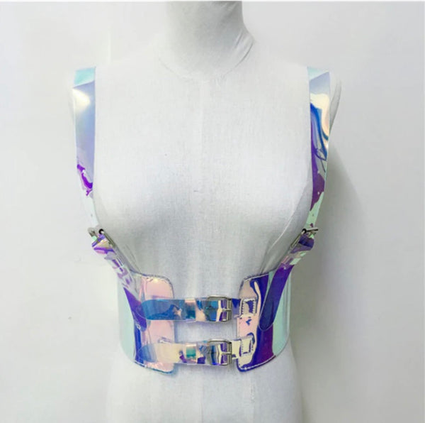 chroma-purple  corset top