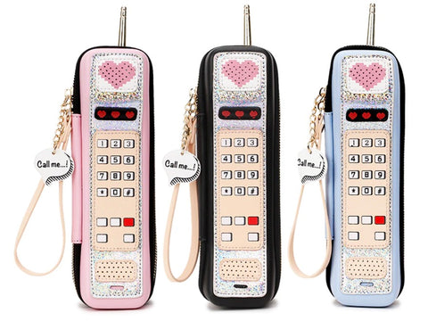 Universe Calling Vintage Cellphone Purse