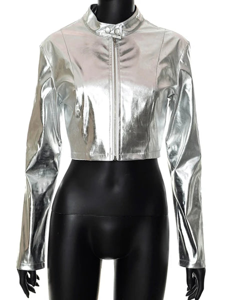 Silver Space Jump Suit