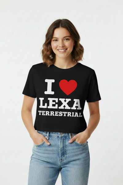 I ❤️ ALIENS Crop Top + I ❤️ Lexa Crop Tops