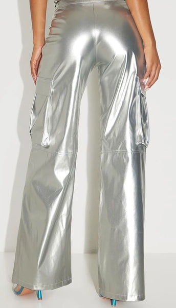 Silver Space Jump Suit