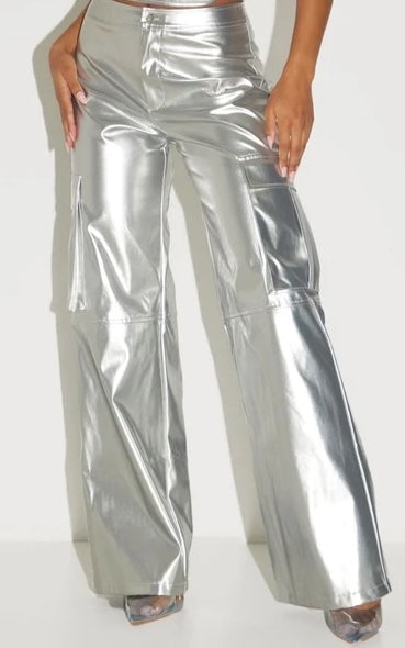 Silver Space Jump Suit