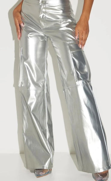 Silver Space Jump Suit