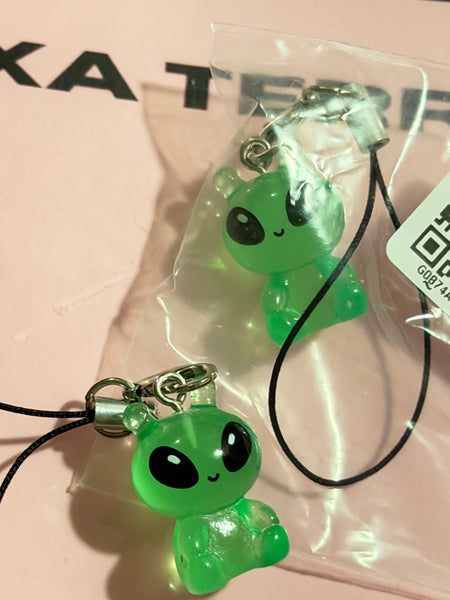 alien bb charm keychain