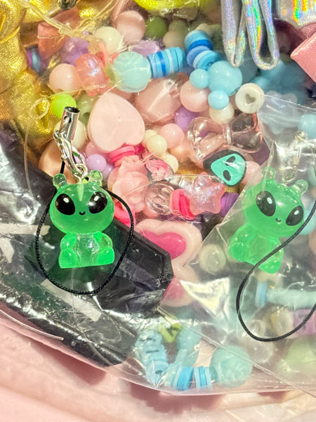 alien bb charm keychain