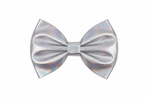 make the silver fabric a bit more iridescent, almost an opal silver glare