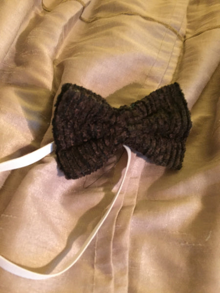 Brown Corduroy Bow Tie
