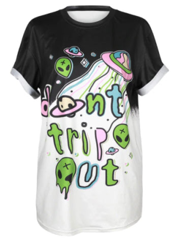 don't trip out (Planet Puff) Tee