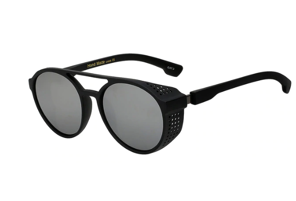 2023 Sunglasses (Steampunk Steel Plated Mesh)