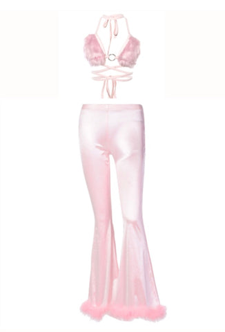 pink puff mesh pants (90'S BABY!)