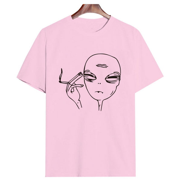 High Alien Planet Puff T-shirt